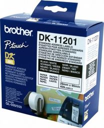 Brother DK-11201 białe etykiety papierowe 400 szt, oryginalne