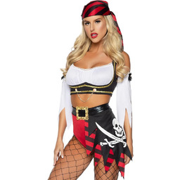 Leg Avenue Damski kostium pirata Wicked Wench -