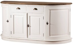 Komoda Brighton 4 drzwi + 2 szuflady white&natural,