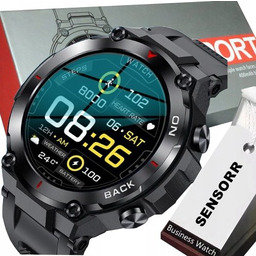 ZEGAREK MĘSKI SMARTWATCH CIŚNIENIOMIERZ PULSOMETR ROZMOWY SMS POLSKIE