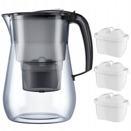 Dzbanek Filtrujący Aquaphor Onyx 4,2L Czarny +3 Filtry