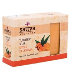 Turmeric Kurkuma Naturalne Mydło Glicerynowe Sattva, 125g