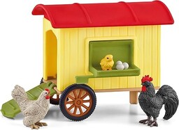 schleich 42572 Przenośny kurnik, od 3 lat, FARM