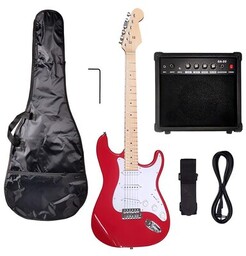 Gitara elektryczna NN EG SET RED Stratocaster