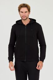 GUESS Czarna męska bluza z kapturem Hooded Sweatshirt