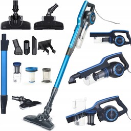 Odkurzacz Pionowy Przewodowy Bezworkowy Ręczny Mocny 600W 0.8L