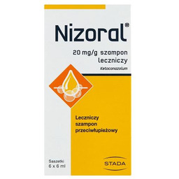 Nizoral 20mg/g szampon 6 ml - 6 saszetek