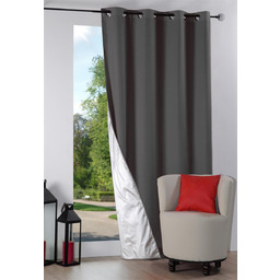 Stof Zasłona termiczna na przelotkach NELSON, 135 x