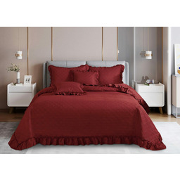 Spod Igły I Nitki Narzuta z falbanką 160x220