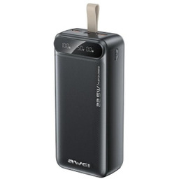 Awei PA-12 30000mAh 22.5W Czarny Powerbank