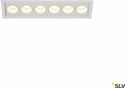 MILANDOS 6 lampa sufitowa wpuszczana LED, biała, 2700