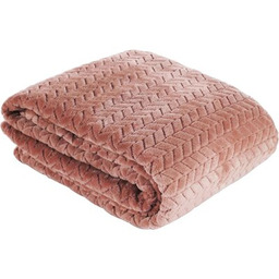 EUROFIRANY Koc Cindy 200 x 220 cm Pudrowy