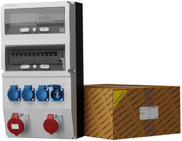Rozdzielnica budowlana z licznikiem eXT-S/FI 32A 16A 4x230V