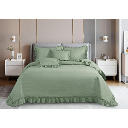 Spod Igły I Nitki Narzuta z falbanką 140x200