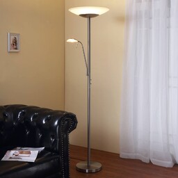 Lampa stojąca LED Ragna Lindby, możliwość ściemniania, salon
