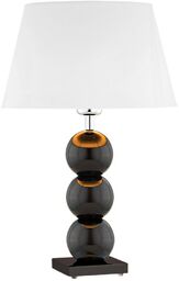Fudżi lampka stołowa 1-punktowa czarny/biały 4058AR