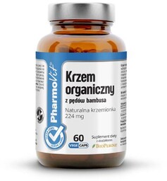 PHARMOVIT Krzem organiczny z pędów bambusa, 60 kaps.