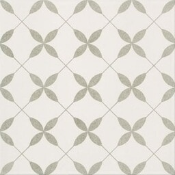 Gres szkliwiony PATCHWORK CLOVER grey pattern satin 29,8x29,8
