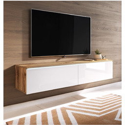 Szafka RTV LED 140 cm wisząca lub stojaca