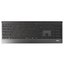 Rapoo, Klawiatura bezprzewodowa multi-mode E9500m ui, Czarny