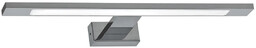 Lumes Srebrny kinkiet łazienkowy LED - N015-Zassio 40x12x4