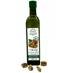 Olej orzechowy z orzechów włoskich 500ml NaturOil