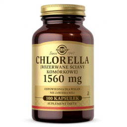 SOLGAR Chlorella, 100 kapsułek