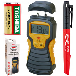 Miernik wilgotności do drewna Brennenstuhl wilgotnościomierz higrometr