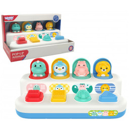 Zabawka Edukacyjna Wyskakujące Zwierzątka POP UP Woopie Baby
