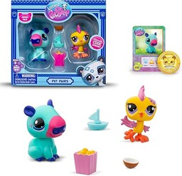 Bandai Pet Pair Littlest Pet Shop Zestaw Figurek,