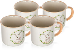 Banquet 4-częsciowy komplet kubków ceramicznychREINDEER, 400 ml