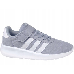 Adidas Lite Racer Szare Buty Gumki Rzep Dziecięce