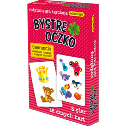 Adamigo Gra planszowa Bystre Oczko - Karty