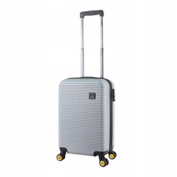 Walizka mała kabinowa National Geographic Abroad Srebrna