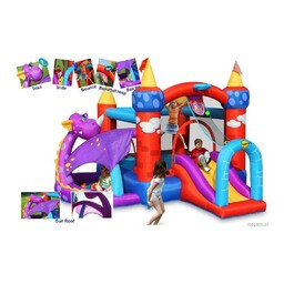 HAPPY HOP Dmuchany plac zabaw SMOK SMOCZA PRZYGODA