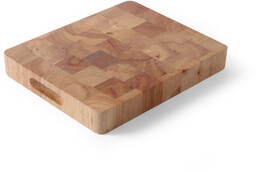 DESKA Z KLEJONEGO DREWNA KAUCZUKOWEGO GN1/1 530x325x45 mm