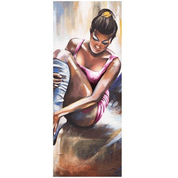 40x100cm Tancerka obraz pion dekoracja ściana podobrazie drewniane