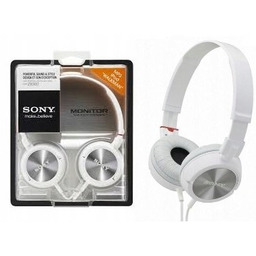 Słuchawki Sony MDR-ZX300 białe