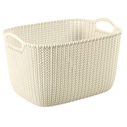 CURVER Kosz na pranie Knit 19L Kremowy