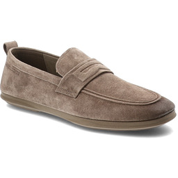 Daniel Lopez Mokasyny męskie, zamszowa cholewka wsuwany fason