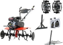 FAWORYT RT212R SET GLEBOGRYZARKA SPALINOWA KULTYWATOR (PŁUG, OBSYPNIK,