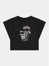 Karl Lagerfeld Kids Bluzka Dziewczynka czarny Z30113 S