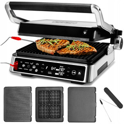 Grill elektryczny Kontaktowy 5w1 Yoer 2200W Regulacja czas
