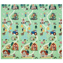 HUMBI Mata edukacyjna Wieś las 180 x 200