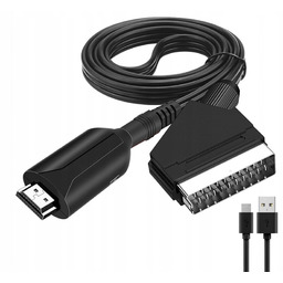 Kabel adapter konwerter z Euro Hdmi do Scart