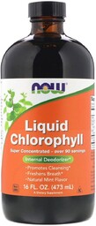 Chlorofil w Płynie Koncentrat NOW FOODS, 473 ml