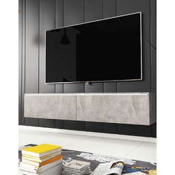 Szafka RTV LED 140 cm wisząca lub stojaca