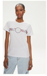 Gaudi T-Shirt 411BD64023 Biały Regular Fit