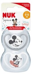 Nuk, Disney, Smoczki, 0-6m, 2 sztuki