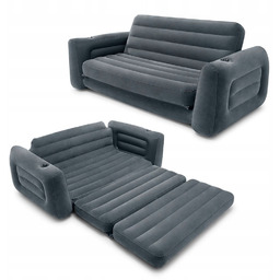 Sofa dmuchana rozkładana duże łóżko materac 2w1 Intex